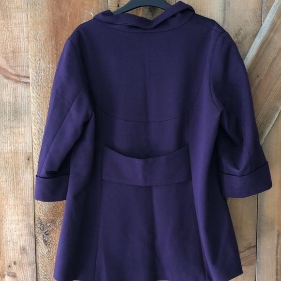 RICKIS purple lined blazer size 16 - Picture 3 of 8